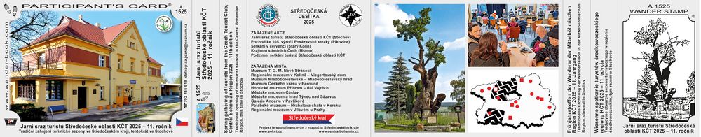 Jarní sraz turistů Středočeské oblasti KČT 2025 – 11. ročník