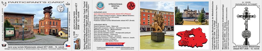 Jarní sraz turistů Středočeské oblasti KČT 2026 – 12. ročník