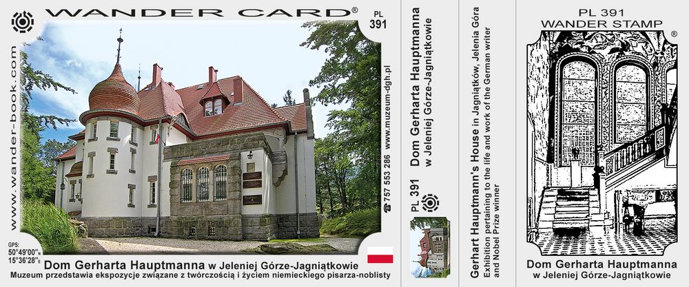 Jelenia Góra-Jagniątkow dom Gerharta Hauptmanna