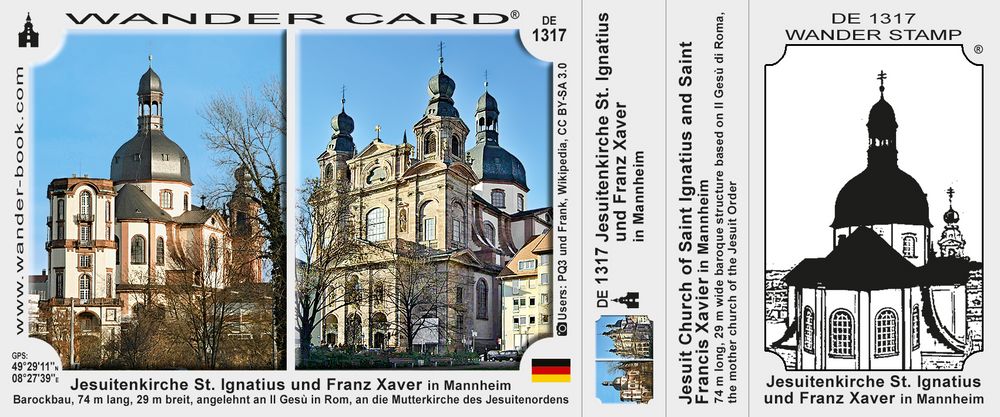 Jesuitenkirche St. Ignatius und Franz Xaver in Mannheim