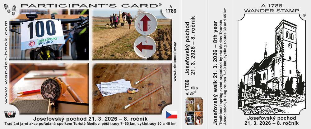 Josefovský pochod 21. 3. 2026 – 8. ročník