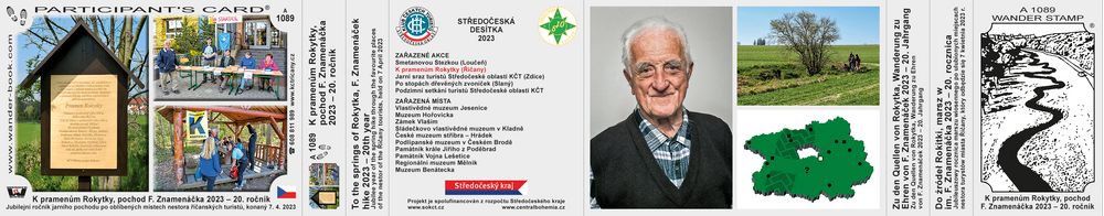 K pramenům Rokytky, pochod F. Znamenáčka 2023 – 20. ročník