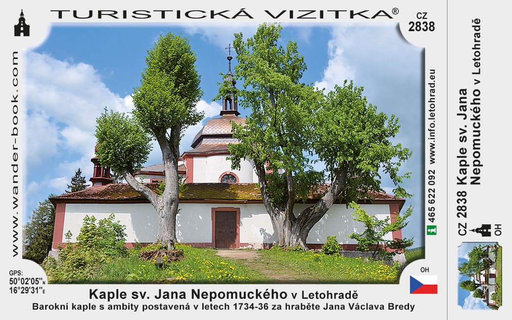 Kaple sv. Jana Nepomuckého v Letohradě