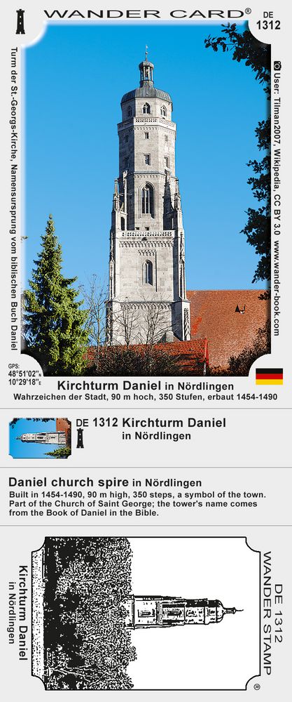 Kirchturm Daniel in Nördlingen