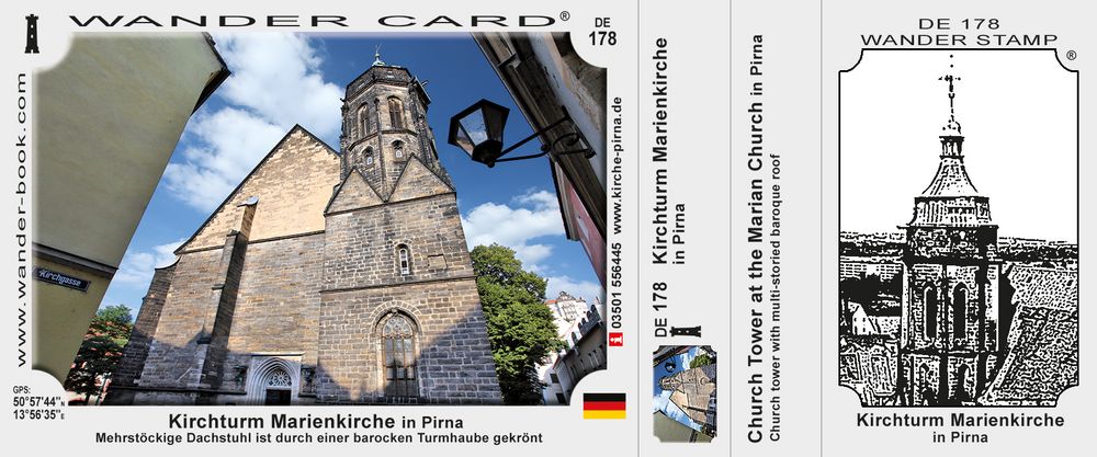Kirchturm Marienkirche in Pirna