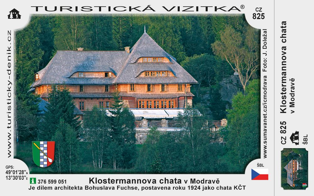 Klostermannova chata v Modravě