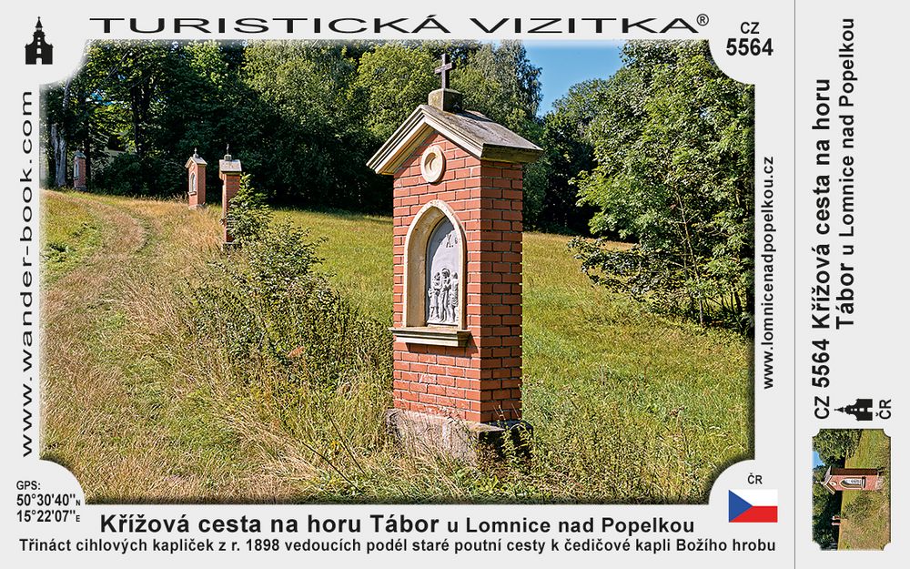 Křížová cesta na horu Tábor u Lomnice nad Popelkou