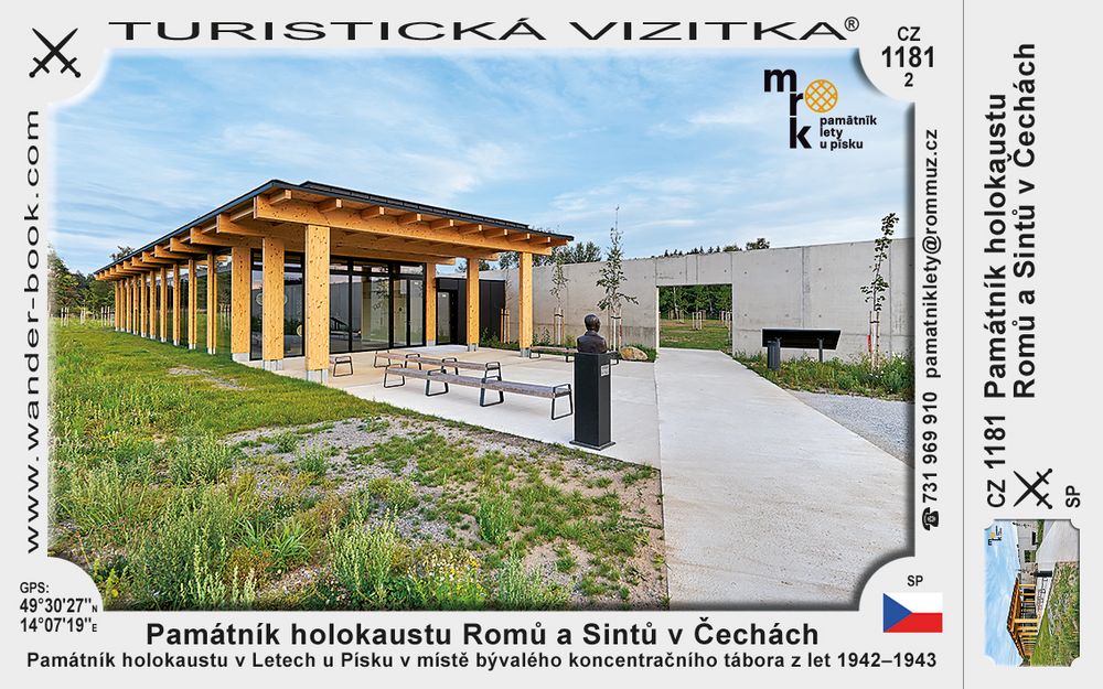 Památník holokaustu Romů a Sintů v Čechách