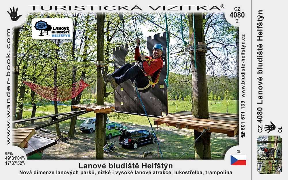 Lanové bludiště Helfštýn