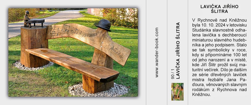 Lavička Jiřího Šlitra
