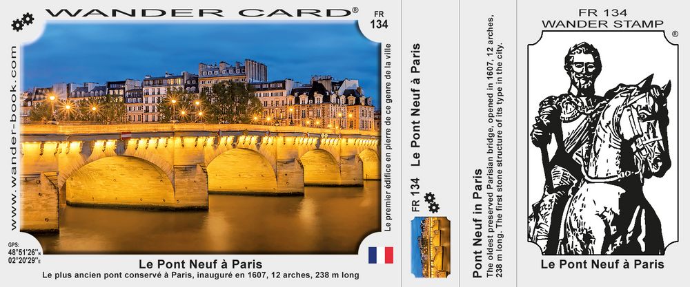 Le Pont Neuf à Paris