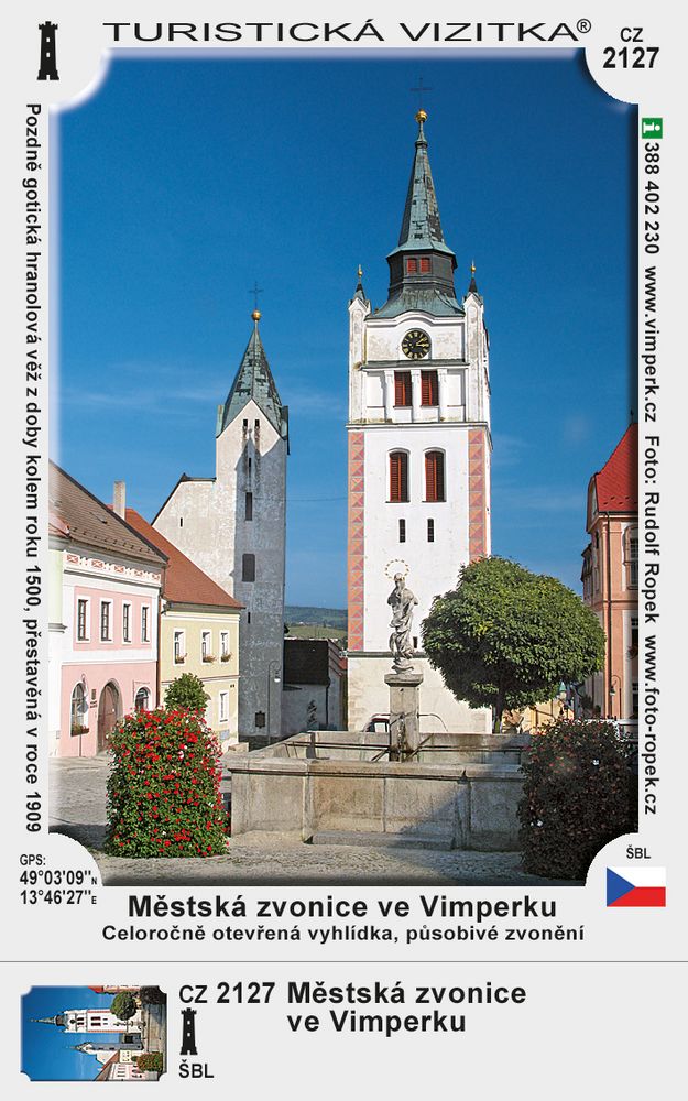 Městská zvonice ve Vimperku
