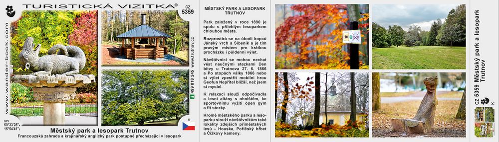 Městský park a lesopark Trutnov