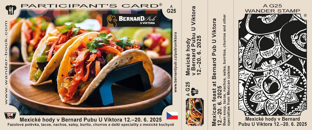 Mexické hody v Bernard Pubu U Viktora 12.–20. 6. 2025