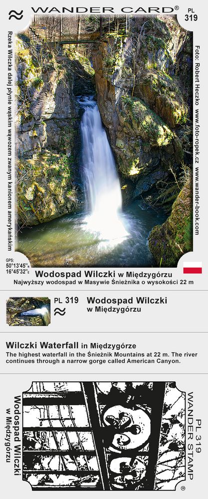 Międzygórze wodospad Wilczki