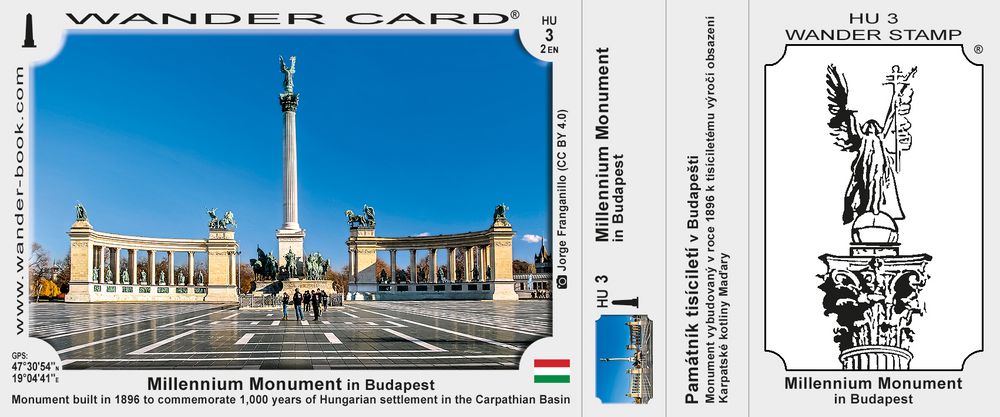 Millenniumi emlékmű Budapesten
