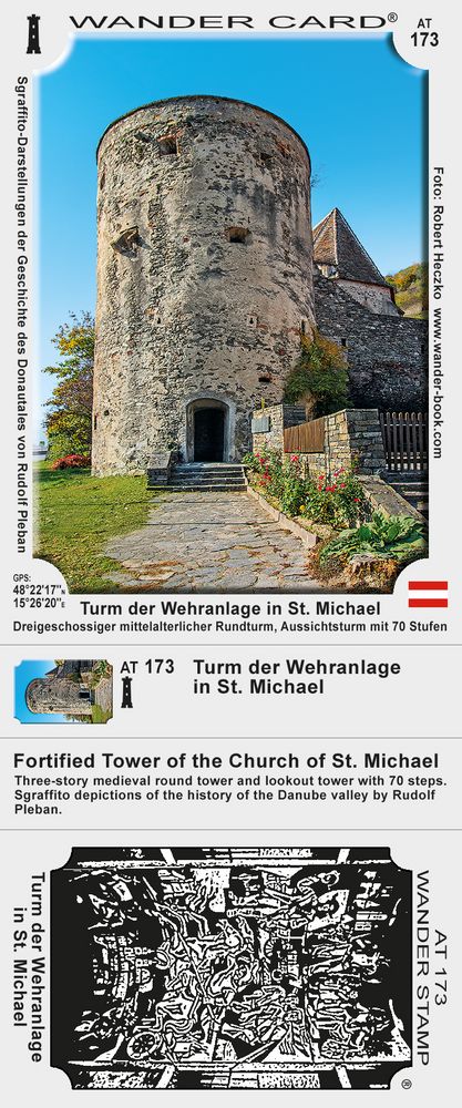 Turm der Wehranlage in St. Michael in der Wachau
