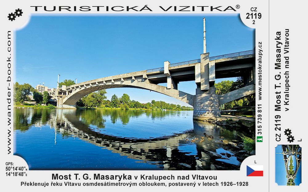 Most T. G. Masaryka v Kralupech nad Vltavou