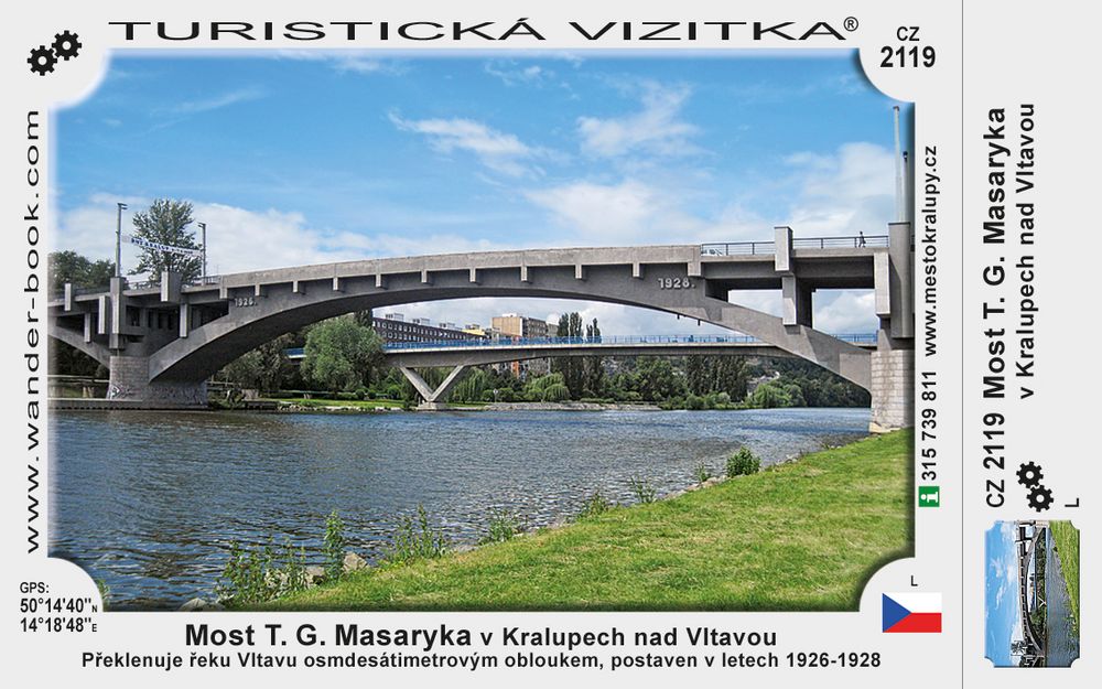 Most T. G. Masaryka v Kralupech nad Vltavou