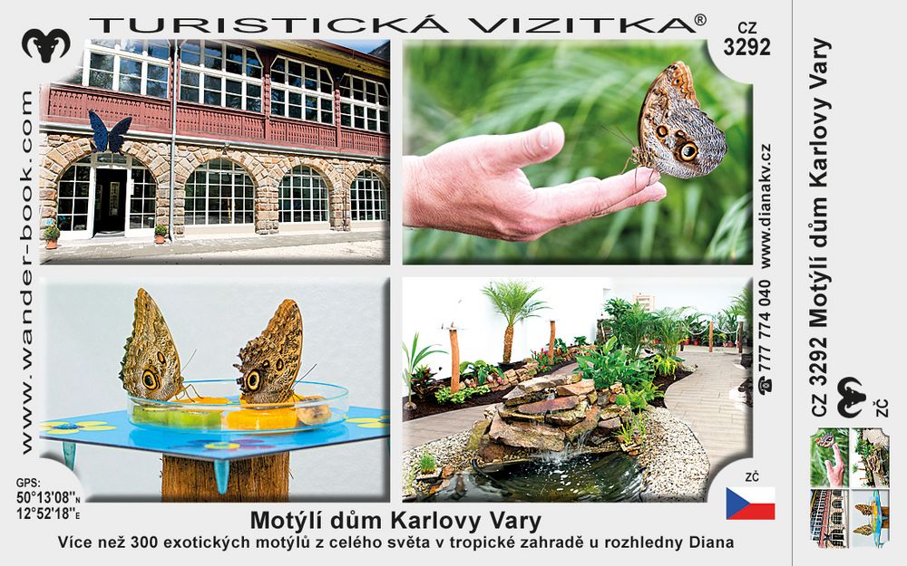 Motýlí dům Karlovy Vary