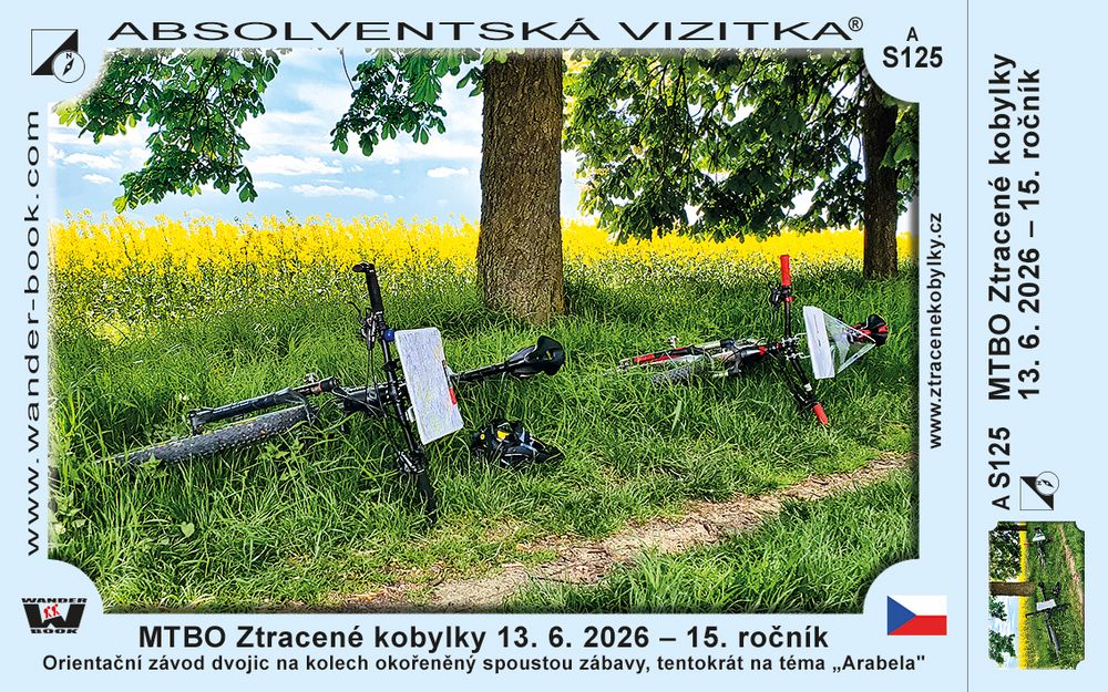 MTBO Ztracené kobylky 13. 6. 2026 – 15. ročník