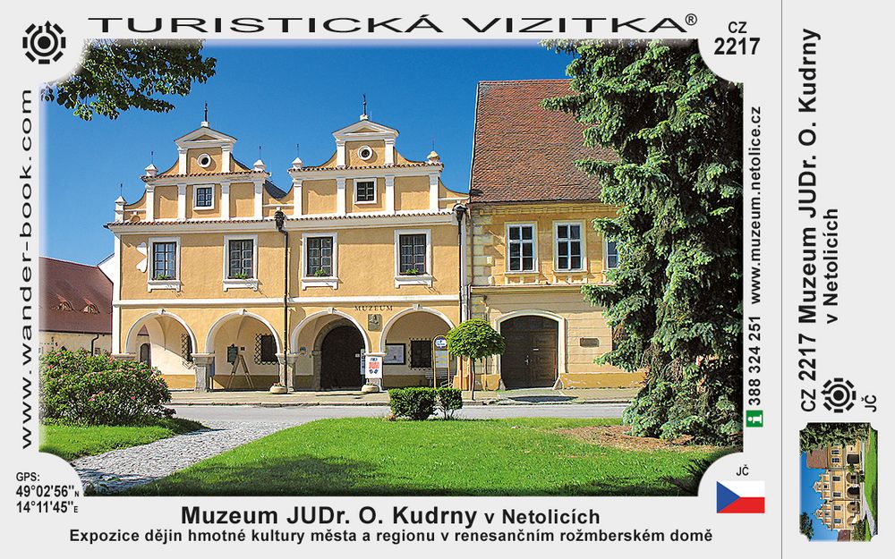 Muzeum JUDr. O. Kudrny v Netolicích
