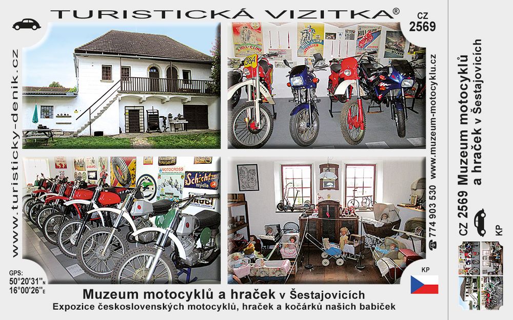 Muzeum motocyklů a hraček v Šestajovicích