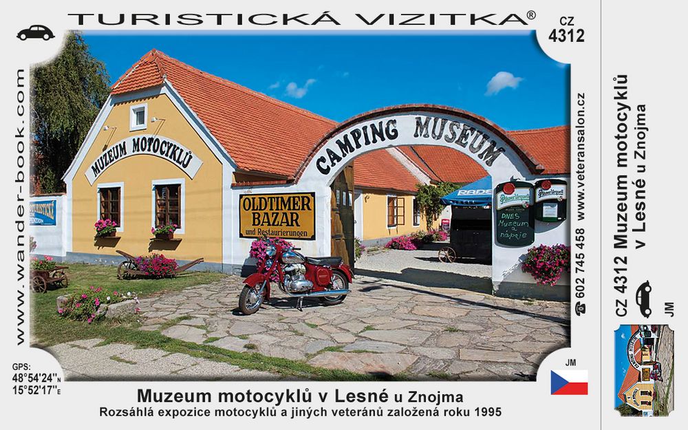Muzeum motocyklů v Lesné u Znojma