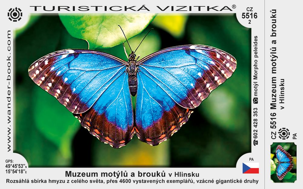 Muzeum motýlů a brouků v Hlinsku