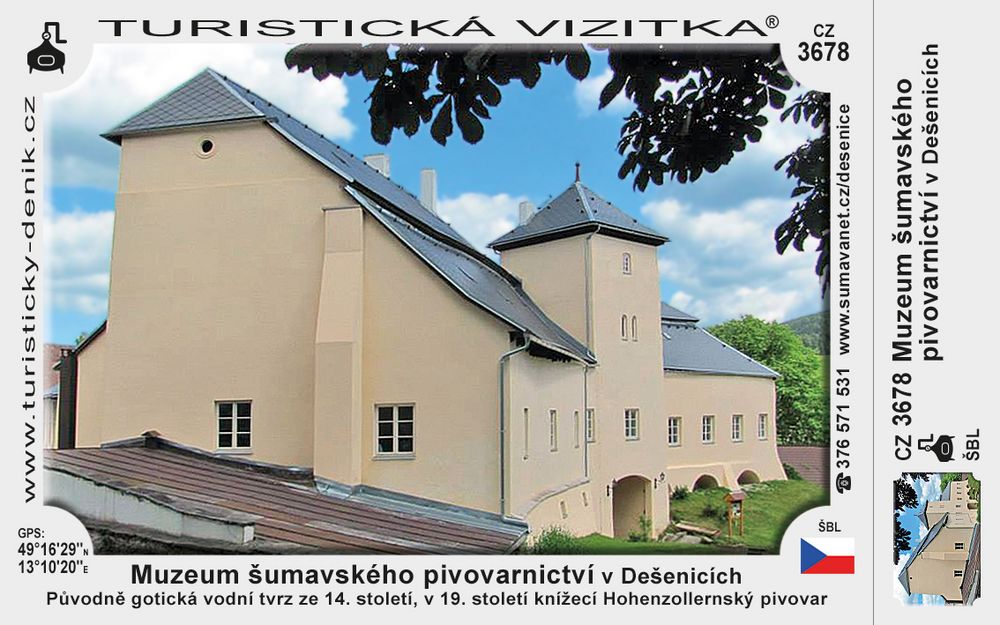 Muzeum šumavského pivovarnictví v Dešenicích