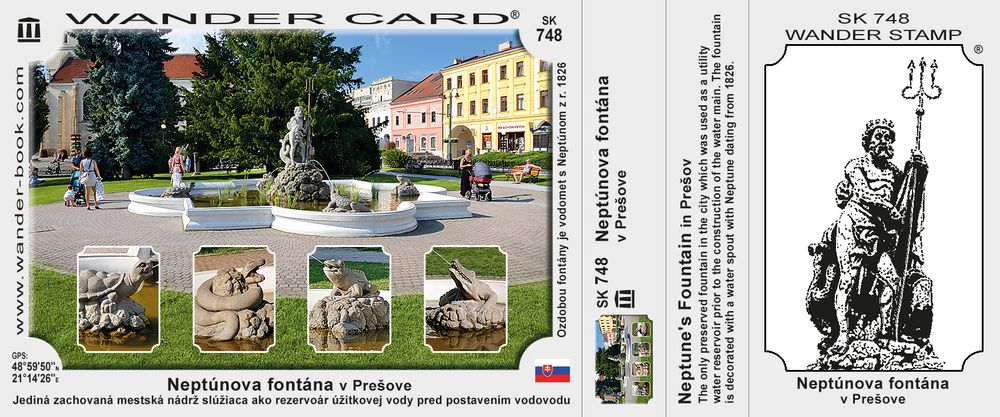 Neptúnova fontána v Prešove