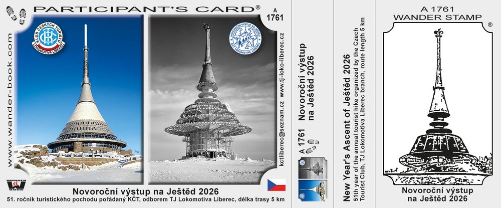 Novoroční výstup na Ještěd 2026