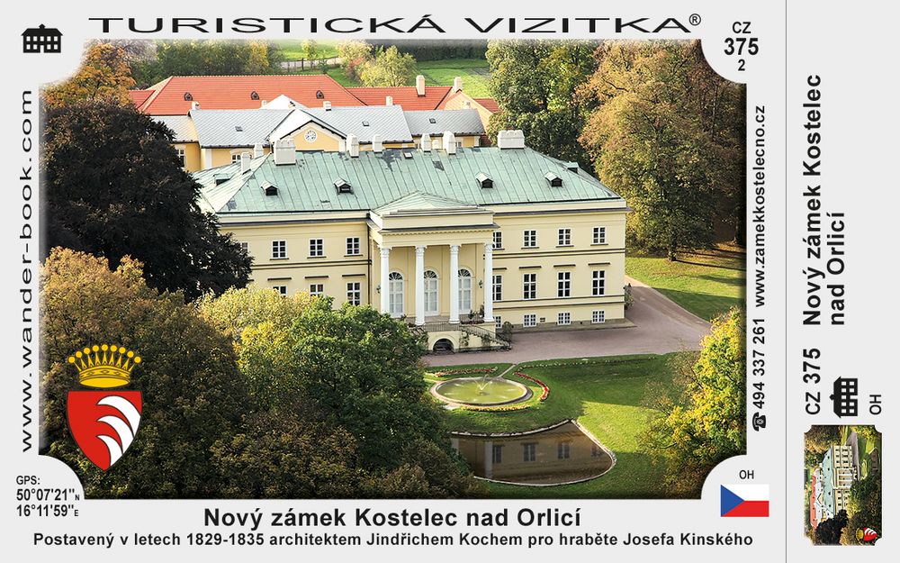 Nový zámek Kostelec nad Orlicí