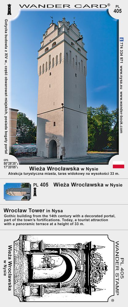 Nysa wieża Wroclawska