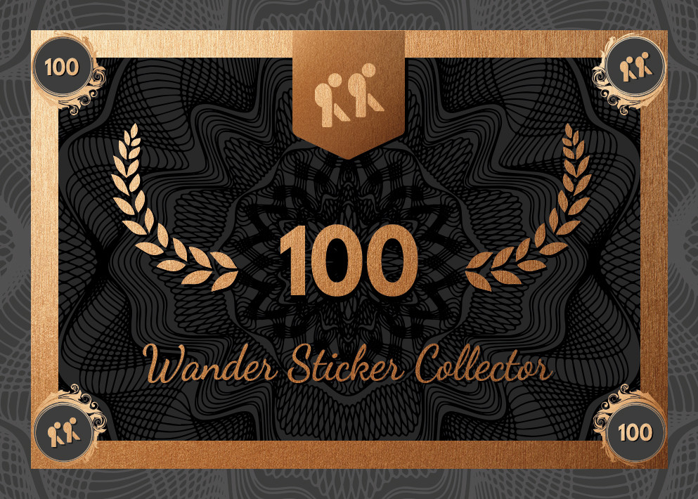 Wander Sticker Collector  100