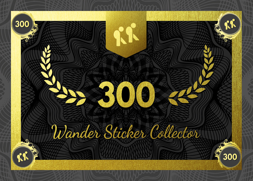 Wander Sticker Collector 300