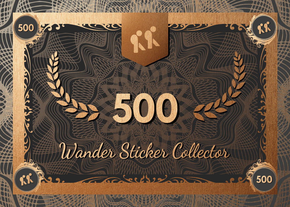 Wander Sticker Collector 500