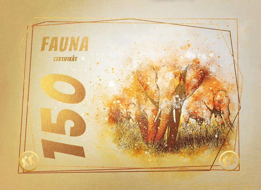 Certifikát - Fauna 150