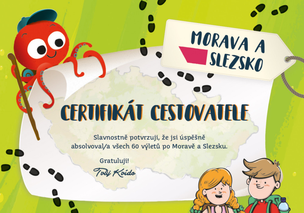 Certifikát cestovatele – Morava a Slezsko