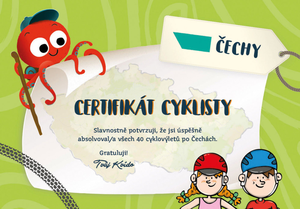 Certifikát cyklisty – Čechy