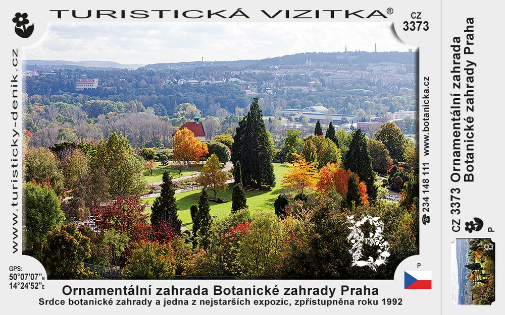 Botanická zahrada Praha – Ornamentální zahrada