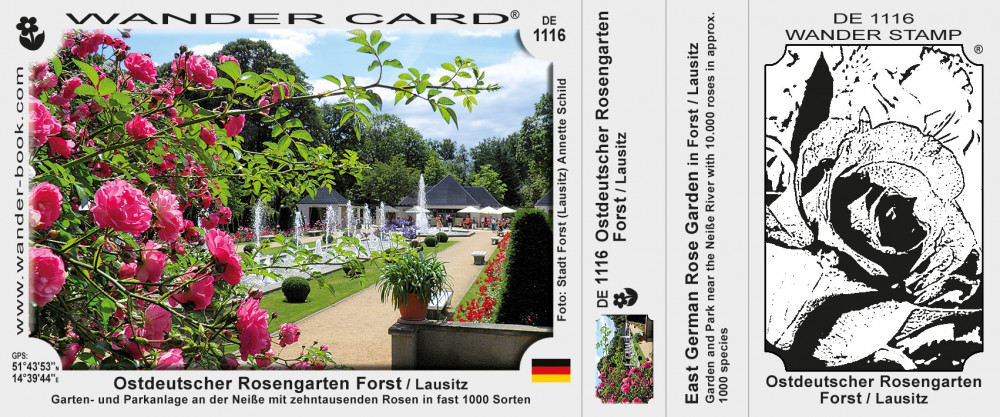 Ostdeutscher Rosengarten Forst / Lausitz