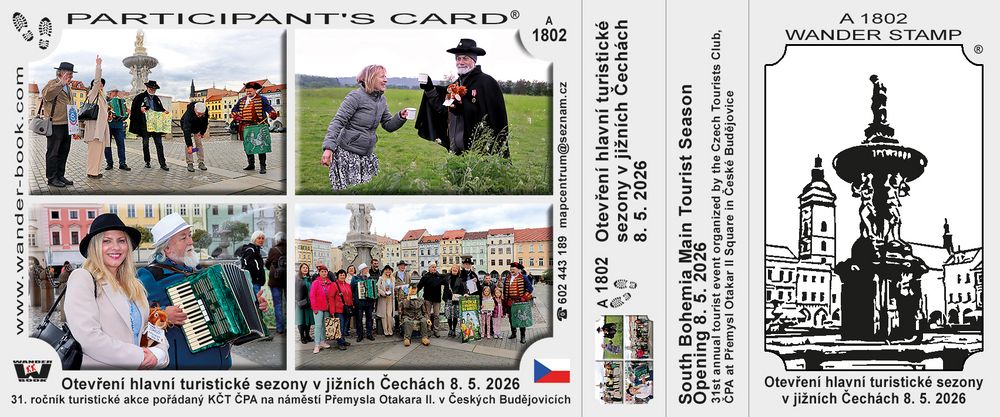 Otevření hlavní turistické sezony v jižních Čechách 8. 5. 2026