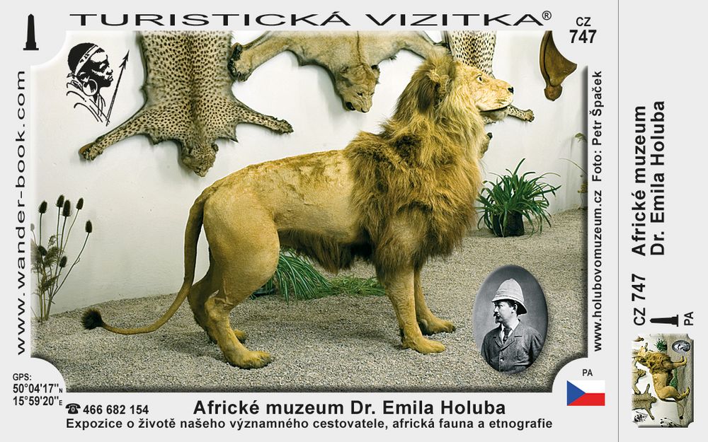 Památník Dr. Emila Holuba v Holicích