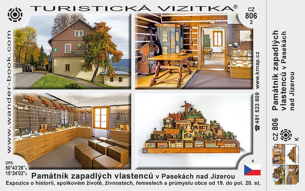 Památník zapadlých vlastenců v Pasekách nad Jizerou