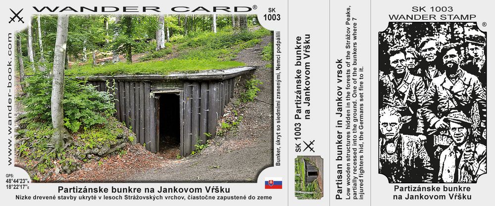 Partizánske bunkre na Jankovom Vŕšku