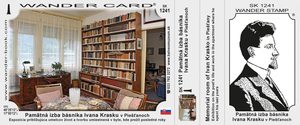 Pamätná izba básnika Ivana Krasku v Piešťanoch
