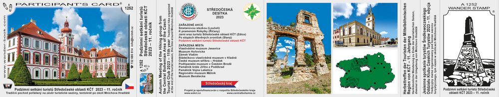 Podzimní setkání turistů Středočeské oblasti KČT  2023 – 11. ročník