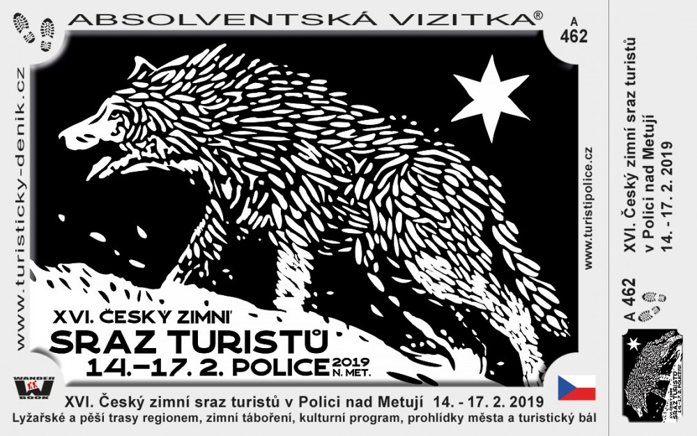 XVI. Český zimní sraz turistů v Polici nad Metují  14. - 17. 2. 2019