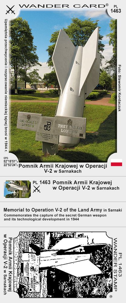 Pomnik AK w Operacji V-2 w Sarnakach